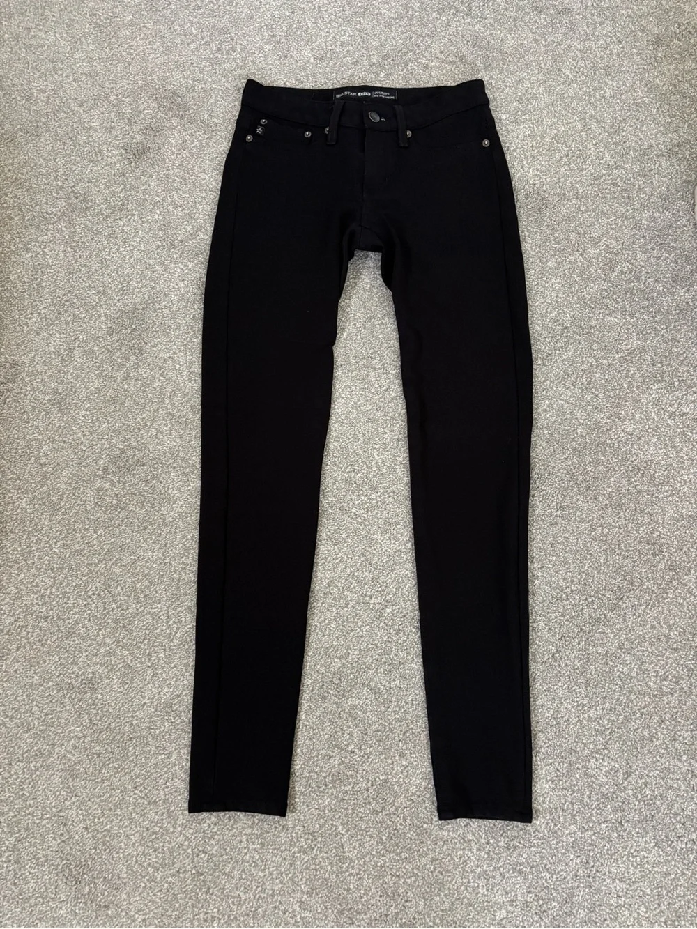 Big Star Black Colette Mid-Rise Skinny Pants for Women